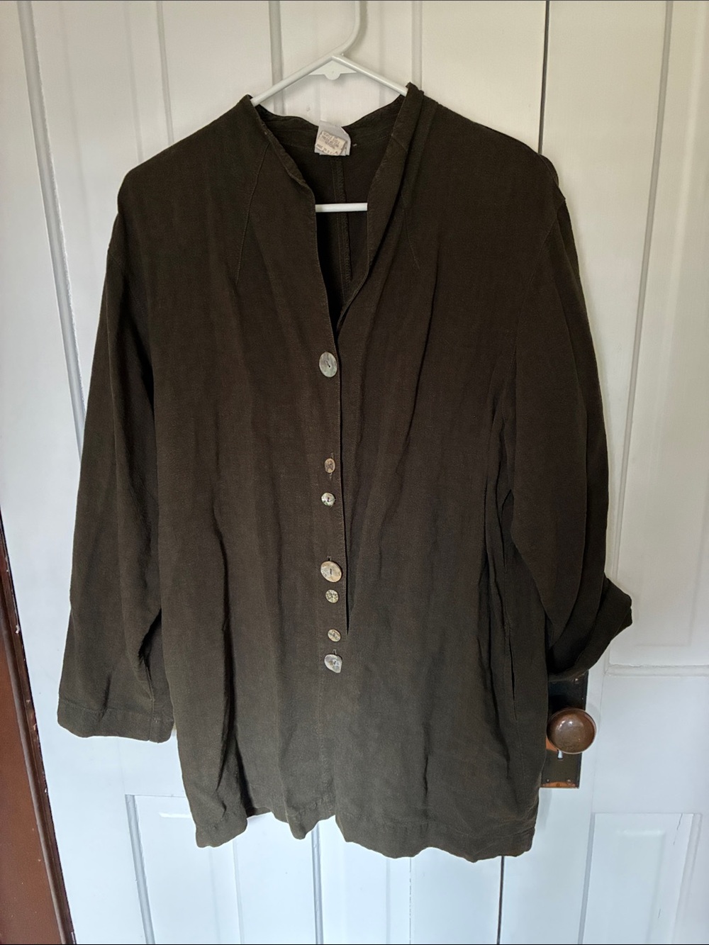Gertie's linen/tencel jacket, size Large